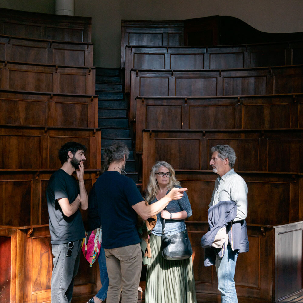Sopralluogo all'Orto e al Museo Botanico di Padova con la prof.ssa Elena Canadelli, associata in Storia della Scienza, Dipartimento di Scienze Storiche, Geografiche e dell'Antichità (DiSSGeA), Università degli Studi di Padova, alla dott.ssa Maria Barbara Liccardi, e al prof. Tommaso Anfodillo, responsabile del Centro Studi per l'Ambiente Alpino di S. Vito di Cadore - Foto Teresa De Toni