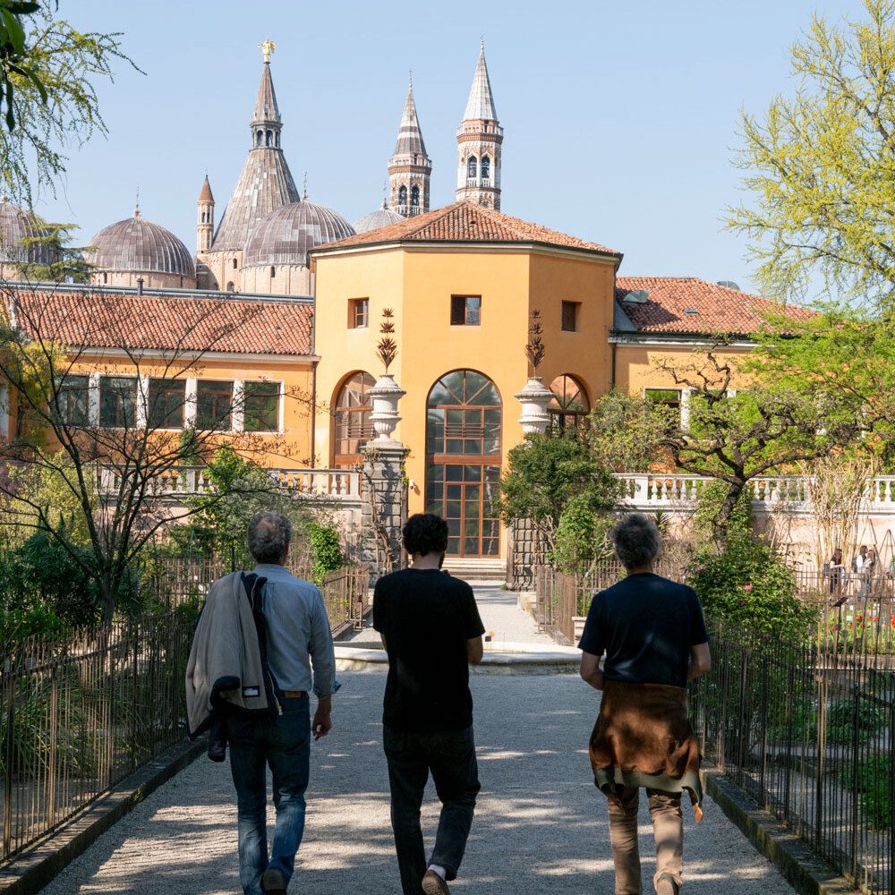 Sopralluogo all'Orto e al Museo Botanico di Padova con la prof.ssa Elena Canadelli, associata in Storia della Scienza, Dipartimento di Scienze Storiche, Geografiche e dell'Antichità (DiSSGeA), Università degli Studi di Padova, alla dott.ssa Maria Barbara Liccardi, e al prof. Tommaso Anfodillo, responsabile del Centro Studi per l'Ambiente Alpino di S. Vito di Cadore - Foto Teresa De Toni